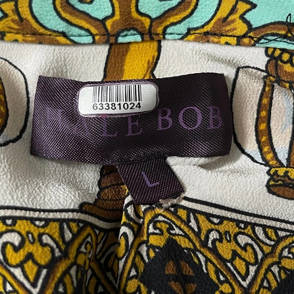 HALE BOB | SILK TOP SIZE L GREEN BLACK - Picture 9 of 10